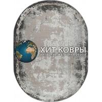 Российский ковер Rimma Lux 36897 Серый овал